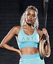 Load image into Gallery viewer, Active Anti Athletic Sports Bra Ocean