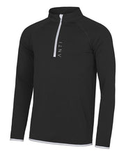 Load image into Gallery viewer, Force Anti Athletic Zip Sweat Black White