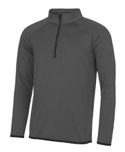 Load image into Gallery viewer, Force Anti Athletic Zip Sweat Charcoal
