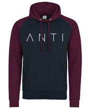 Load image into Gallery viewer, Base Anti Athletic Hoodie Navy Burgundy