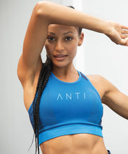 Load image into Gallery viewer, React Anti Athletic Sports Bra Blue