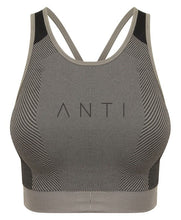 Load image into Gallery viewer, React Anti Athletic Sports Bra Grey