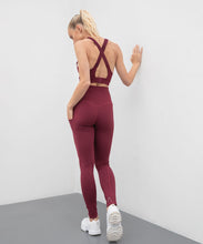 Load image into Gallery viewer, Atomic Anti Athletic Leggings Burgundy