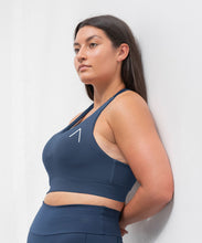 Load image into Gallery viewer, Atomic Anti Athletic Sports Bra Navy