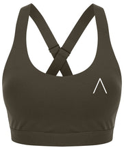 Load image into Gallery viewer, Atomic Anti Athletic Sports Bra Olive