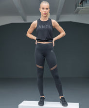 Load image into Gallery viewer, Fire Anti Athletic Leggings Black