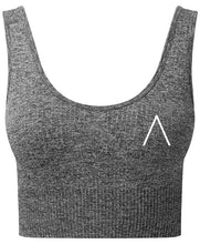Load image into Gallery viewer, Inspire Anti Athletic Sports Bra Black Melange