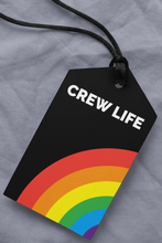 Load image into Gallery viewer, Luggage Tag - Crew Life Rainbow
