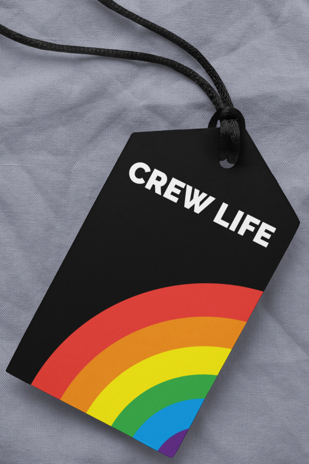 Luggage Tag - Crew Life Rainbow