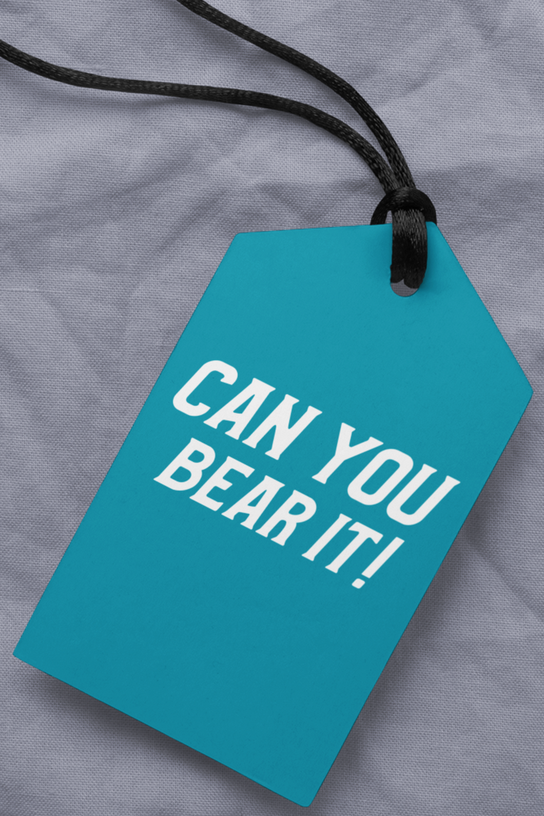 Luggage Tag - Can You Bear It