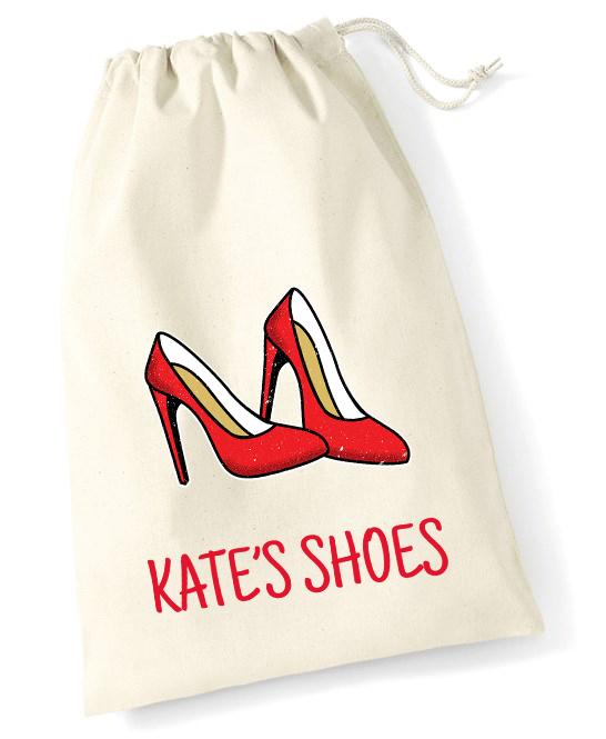 Shoe Bag - Red Heels