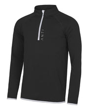 Load image into Gallery viewer, Force Anti Athletic Zip Sweat Black White
