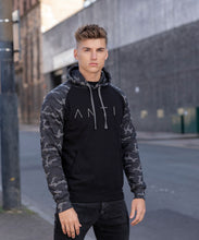 Load image into Gallery viewer, Base Anti Athletic Hoodie Black Camo
