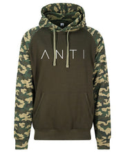 Load image into Gallery viewer, Base Anti Athletic Hoodie Green Camo
