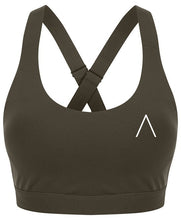 Load image into Gallery viewer, Atomic Anti Athletic Sports Bra Olive

