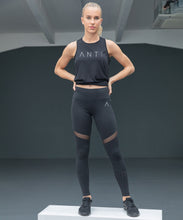 Load image into Gallery viewer, Fire Anti Athletic Leggings Black
